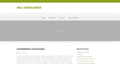 Desktop Screenshot of millcreek-brewpub.com
